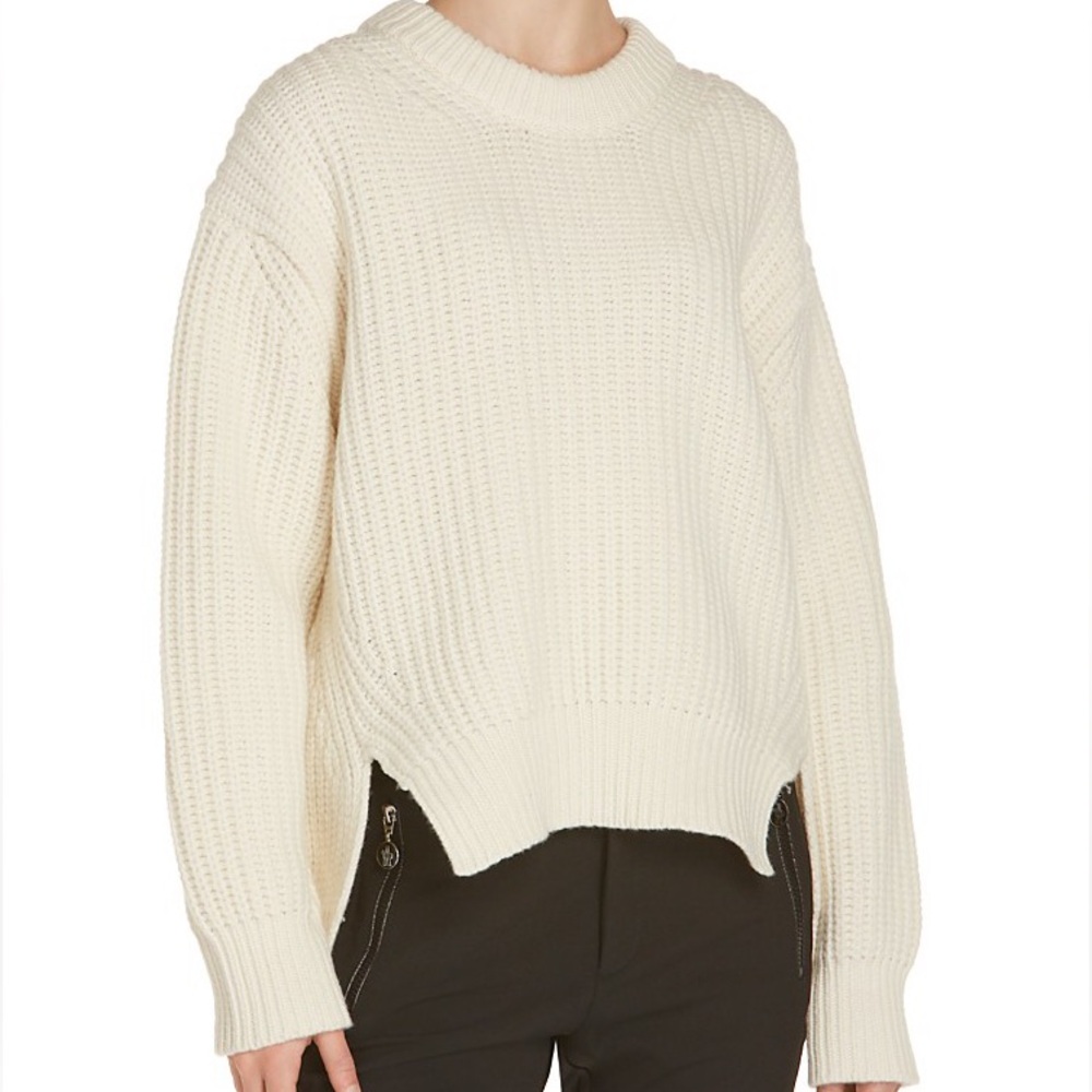 Moncler - Rib Wool Sweater Size Large - Picture 5 of 10